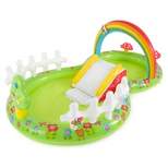 Intex 57154EP Colorful Inflatable My Garden Water Filled Play Center with Slide