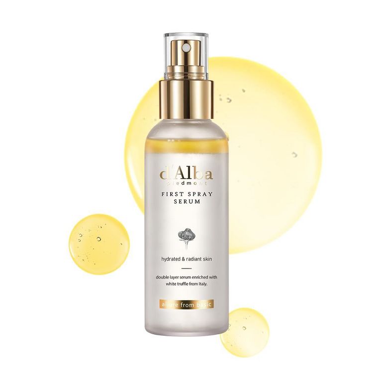 D'Alba Piedmont First Spray Serum (50 mL / 1.69 oz) Italian White Truffle, Light-weight Face Moisturizer, All In One Mist, Korean Skin Care, 1 of 5