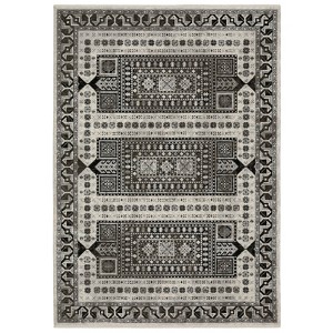 Captiv8e Designs Chinon Global Ivory/Charcoal Area Rug - 1 of 4