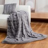 Cozy Bliss Plush Faux Fur Blanket, Ultra Soft Throw - 4 of 4
