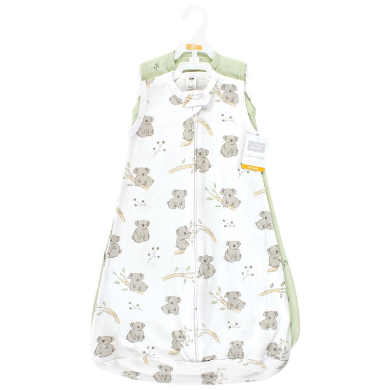 Hudson Baby Cotton Long-Sleeve Wearable Sleeping Bag, Sack, Blanket, Cuddly Koala Sleeveless, 2 of 5