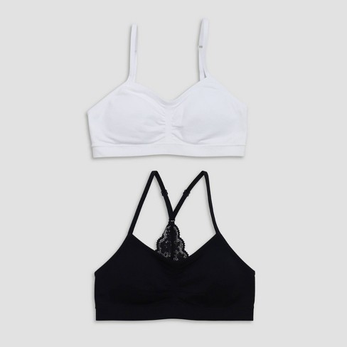 Seamless Padded Bra - Black - Ladies