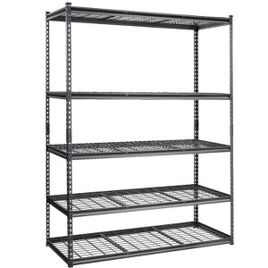 Dexmalle 2000 lbs Capacity 5-Tier Adjustable Storage Shelving,Black - 1 of 4