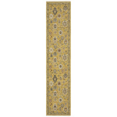 Oriental Weavers Lucca 2863G Yellow / Multi Indoor Area Rug - 2'6" x 12'