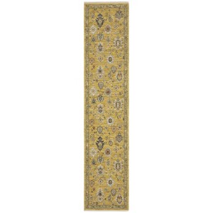 Oriental Weavers Lucca 2863G Yellow / Multi Indoor Area Rug - 2'6" x 12' - 1 of 4