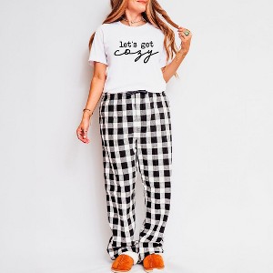 Simply Sage Market Women's Let's Get Cozy Pajama Set - 1 of 4
