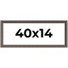 PosterPalooza | Panoramic Ornate Black Picture Frame - UV Acrylic, Foam Board Backing, Hanging Hardware - 2 of 4