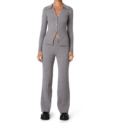 Women's Willow Sweater Pant - Cable Knit - NIA L