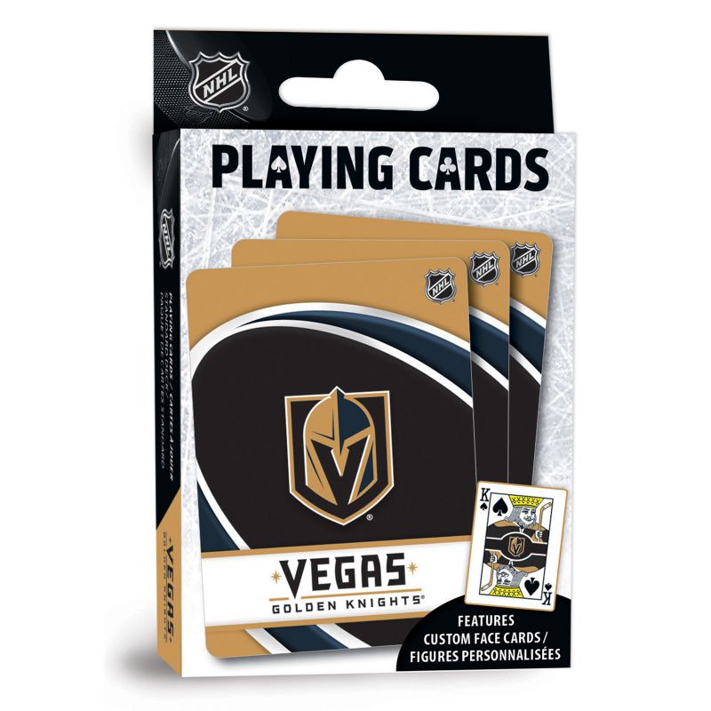 MasterPieces Officially Licensed NHL Las Vegas Golden Knights Playing Cards - 54 Card Deck for Adults, 2 of 6