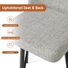 Dyonery Counter Height Bar Stools Set of 2/3,26" Height Upholstered Swivel Bar Stools with Back and with Footrest,Bar Stools for Kitchen Stool Chairs - 4 of 4