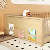 NicBex Twin Size Floor Platform Bed,Toddler Floor Bed with Built-in Book Storage Rack,Door,Montessori Floor Bed for Kids,Wood Slats Support - 4 of 4