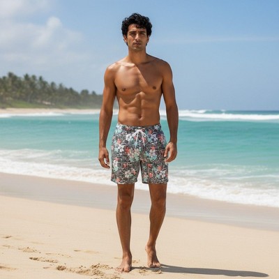 HEAT Swimwear Men's UPF 50+ 17" Hawaii Bathing Suit X large — фото 4