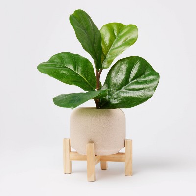 15 x 10 Artificial Fiddle Leaf Plant in Pot - Threshold