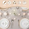 Unique Bargains Woven Braided Washable Decorative Round Placemat 4 Pcs - 3 of 4