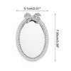 Unique Bargains Faux Pearl Bow Mirror Phone Case Decoration 1 Pc - 3 of 4