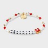 Little Words Project University of Nebraska Beaded Bracelet - 3 of 4