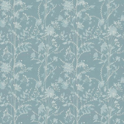 Laura Ashley Fennelton Pale Newport Blue Wallpaper : Target