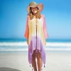 Nicole Miller New York Women's Beach Coverup with 2 Straw Sun Hats - 4 of 4