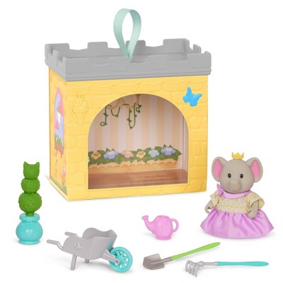 Li'l Woodzeez Castle Room Queen's Castle Garden Playset