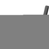 vidaXL Sun Lounger Black PE rattan, Powder-coated steel Standard - 3 of 4