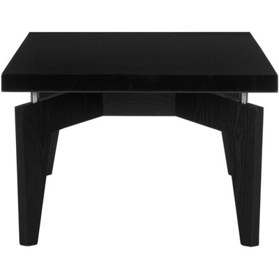 Retro Black and White Lacquered Wood Coffee Table