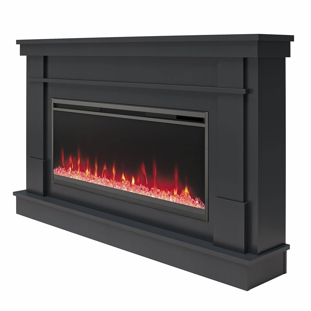Photos - Electric Fireplace Waverly Wide Mantel with Linear  and Crystal Ember Bed B