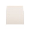 JAM Paper A6 Strathmore Invitation Envelopes 4.75 x 6.5 Natural White Linen 74083 - 2 of 4