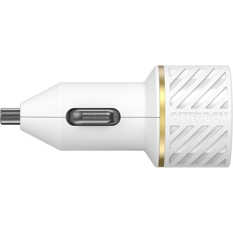 OtterBox USB-C 18W Fast Charge Car Charger - Cloud Dust (White) (New), 2 of 4