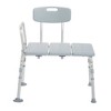 Drive Medical Plastic Tub Transfer Bench with Adjustable Backrest - 2 of 4