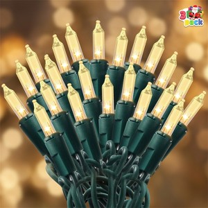 Joyfy 300(3x100) Counts 67.5FT Christmas String Lights Outdoor, Christmas Tree Lights with Green Wire for Holiday Event Wedding Party Decorations - 1 of 4