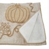 Saro Lifestyle Jute Table Runner With Embroidered Pumpkin Design, 13"x72", Beige - 2 of 3