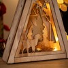 Northlight LED Lighted Holy Family Wooden Christmas Nativity Scene - 12" - 4 of 4