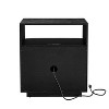 Okak Dresser Nightstand for Bedroom w 2 Drawers & Open Shelf, Storage Chest End Table w Charging Station & Outlet Hole for Living Room Dorm - 4 of 4