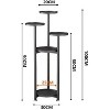 Indoor Multi-Layer Plant Stand - Corner Tiered Tall Planter Holder Shelf with Anti-Slip Feet for Indoor Plants - 3 of 3