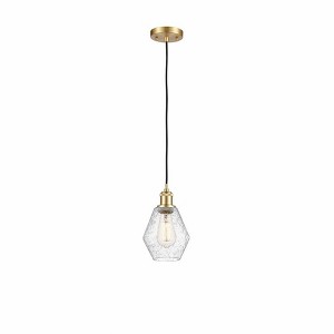 Cindyrella - 1 Light Cord Hung Mini Pendant In Industrial Style-10 Inches Tall and 6 Inches Wide - 1 of 1