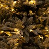 Nearly Natural 6-ft Pre-Lit Artificial Fraser Fir Flocked Christmas Tree with Instant Connect Technology and 280 Warm White LED Lights - 3 of 4