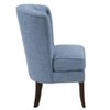 26"Blue Upholstery Button Tufted Accent Chair - 4 of 4