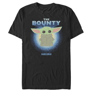 Men's Star Wars The Mandalorian The Child The Bounty Fuzzy Halo T-Shirt - 1 of 4