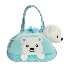 Aurora Small Peek-A-Boo Polar Bear Fancy Pals Fashionable Stuffed Animal Multicolor 7" - 1 of 4