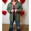 Women's Looks Good On You Reversible Corduroy And Plaid Shacket - Mello - 2 of 4