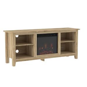 Ackerman Modern Transitional Fireplace TV Stand for TVs up to 65" - Saracina Home - 1 of 4