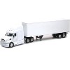 Peterbilt 387 Truck with Dry Goods Trailer White "Long Haul Truckers" Series 1/32 Diecast Model by New Ray - 2 of 3