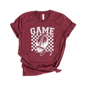 Simply Sage Market Women's Retro Football Game Day Short Sleeve Graphic Tee - 1 of 3