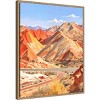 Amanti Art Where the Earth Wears Fire and Sky Whispers Peace by Uma Gokhale Framed Canvas Wall Art - 2 of 4