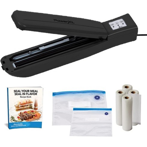 Powerxl Duo Nutrisealer Vacuum Sealing Machine With 2 Vacuum Bag Rolls