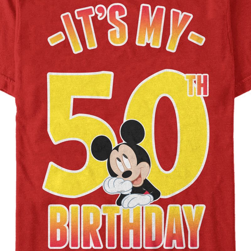 Men's Mickey & Friends It's My 50th Birthday T-Shirt, 2 of 6