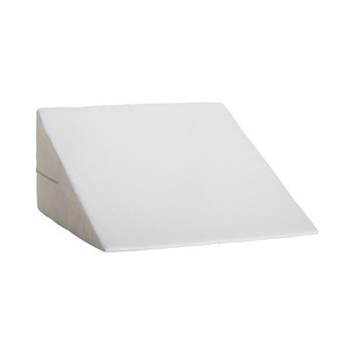 Mabis DMI Foam Bed Wedge, Multi-Angle Body Positioner with Washable Cover, White, 24 in. x 24 in. x 10 in., 1 Count