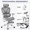 Office Chair with Footrest Support, High Back Ergonomic Chair, High Back Seat, Home, Office, Study, Gaming - 3 of 4