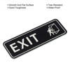 Unique Bargains Acrylic Smooth Self-Adhesive Decor Office Business EXIT Sign - 4 of 4