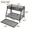 Twin Over Full Metal Bunk Bed with Twin Size Trundle - 4 of 4